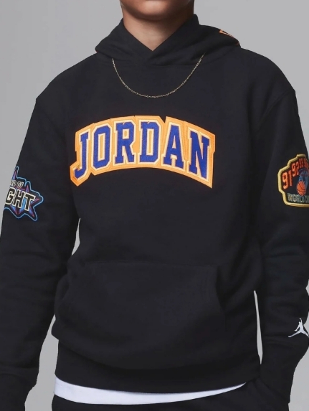 Jordan Kids' Black Patch Pack Pullover Hoodie - Jordan